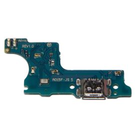 Плата нижняя для Samsung SM-A015F (Galaxy A01) на системный разъем и микрофон (широкий разъем шлейфа)