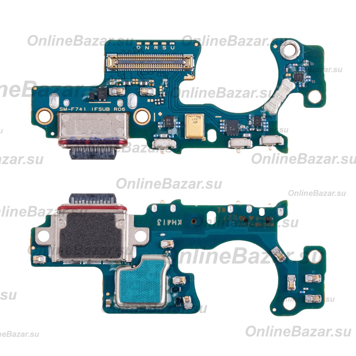 Плата нижняя для Samsung SM-F741B (Galaxy Z Flip 6) на системный разъем и микрофон (оригинал) ― OnlineBazar.su