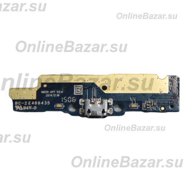 Плата нижняя для BQ BQS-5002 Colombo на системный разъем и микрофон (оригинал) ― OnlineBazar.su