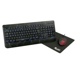 Проводной набор Smart Buy SBC-715714G-K RUSH Thunderstorm + коврик <черный>