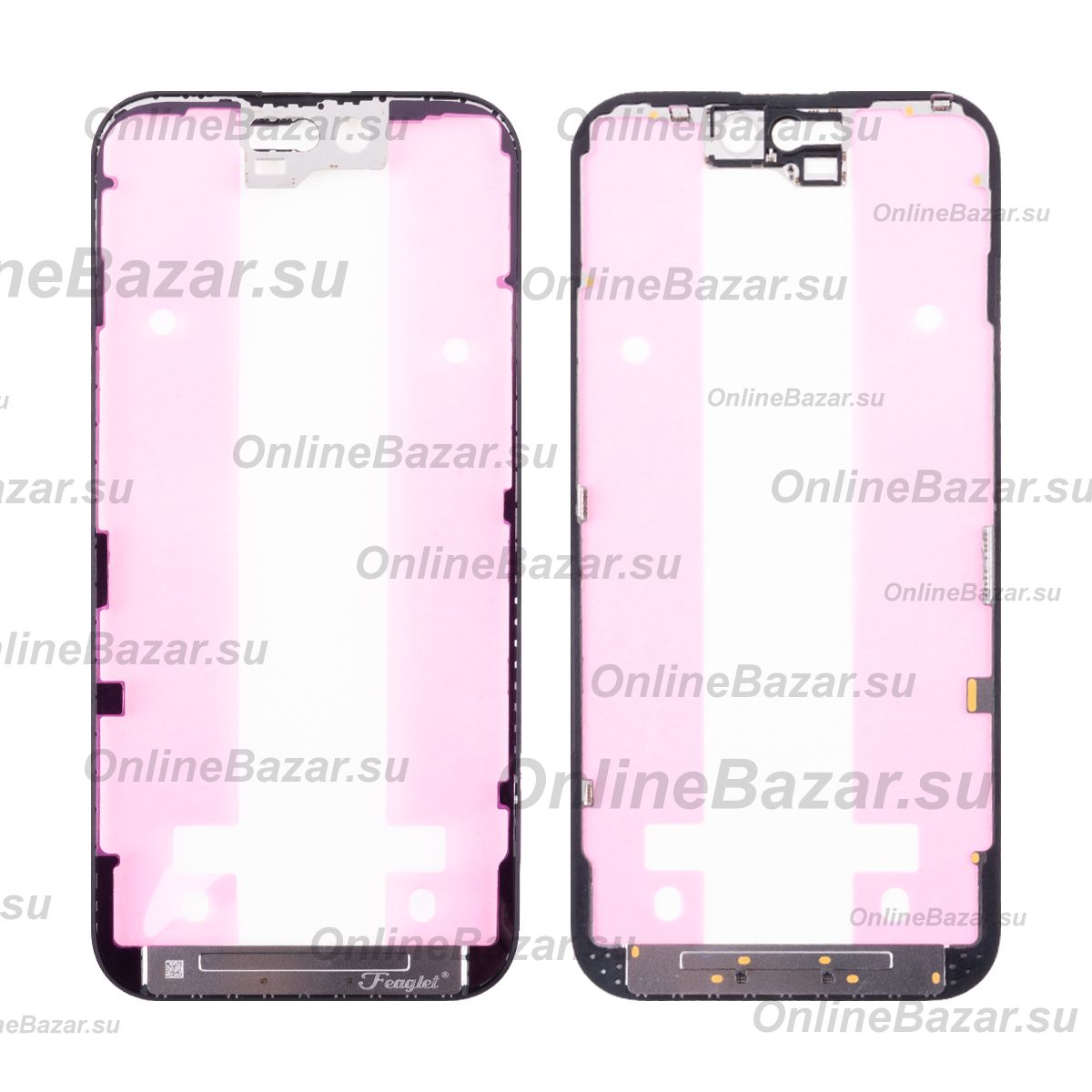 Рамка дисплея для Apple iPhone 15 <черный> (оригинал) ― OnlineBazar.su
