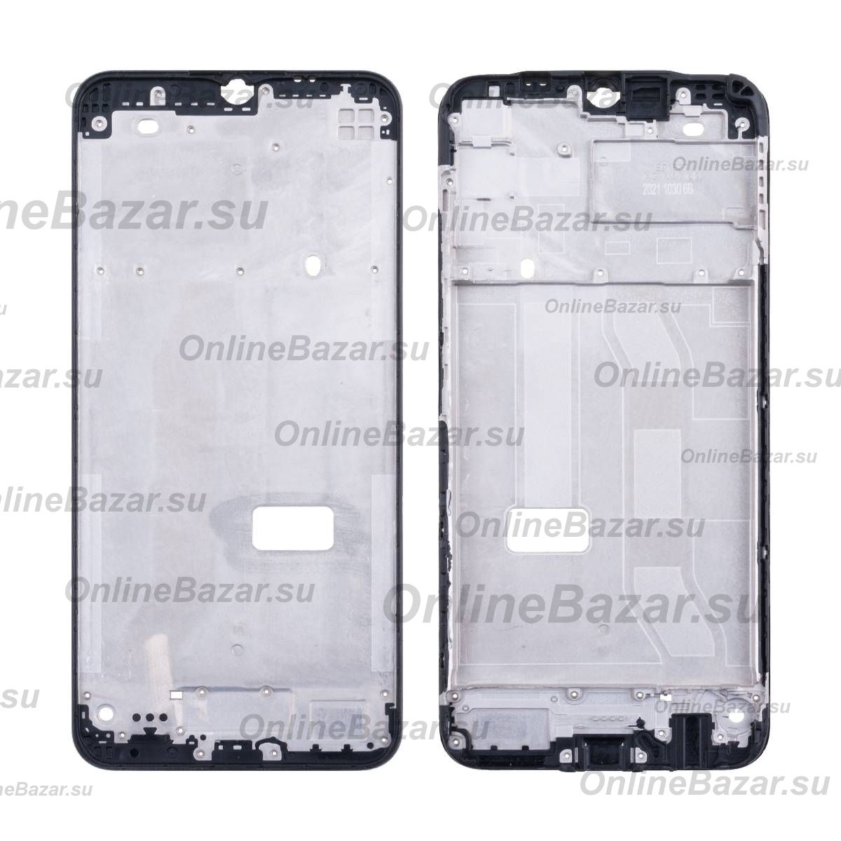 Рамка дисплея для Realme C25s <черный> ― OnlineBazar.su