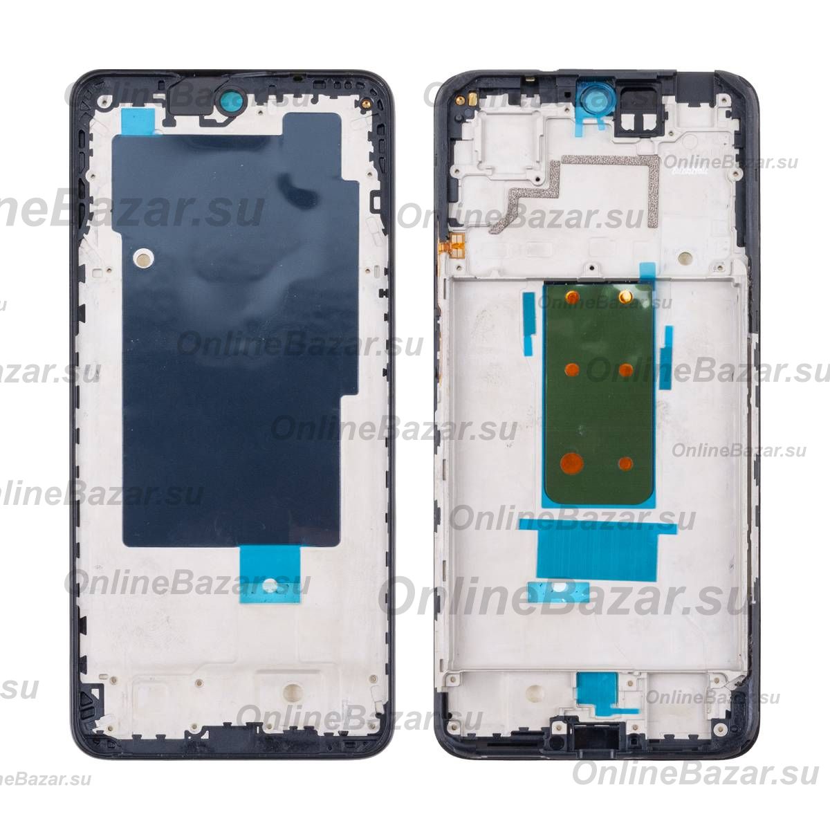 Рамка дисплея для Xiaomi 22041216G <черный> ― OnlineBazar.su