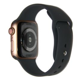 Ремешки для Apple Watch Series 4 (40 mm) Sport Band силиконовый (размер L) <темно-серый>