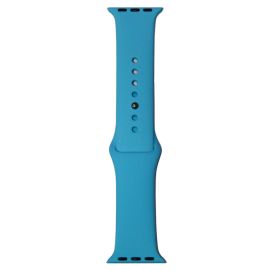 Ремешки для Apple Watch Series 1 (38 mm) Sport Band силиконовый (размер S) <голубой>