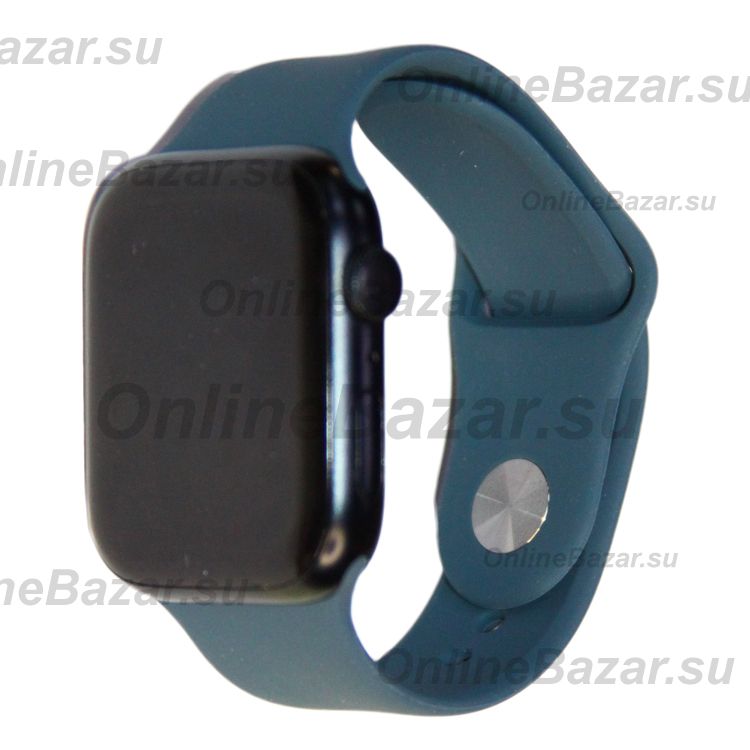 Ремешки для Apple Watch Series 5 (40 mm) Sport Band силиконовый (размер S) <темно-синий> ― OnlineBazar.su