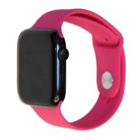 Ремешки для Apple Watch Series 1 (38 mm) Sport Band силиконовый (размер L) <темная фуксия> ― OnlineBazar.su