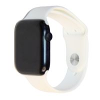 Ремешки для Apple Watch Series 6 (44 mm) Sport Band силиконовый (размер L) <белый> ― OnlineBazar.su