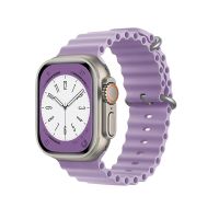 Ремешки для Apple Watch Series 2 (42 mm) Ocean Band силиконовый <светло-фиолетовый> ― OnlineBazar.su