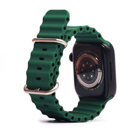 Ремешки для Apple Watch Series 1 (38 mm) Ocean Band силиконовый <зеленый>