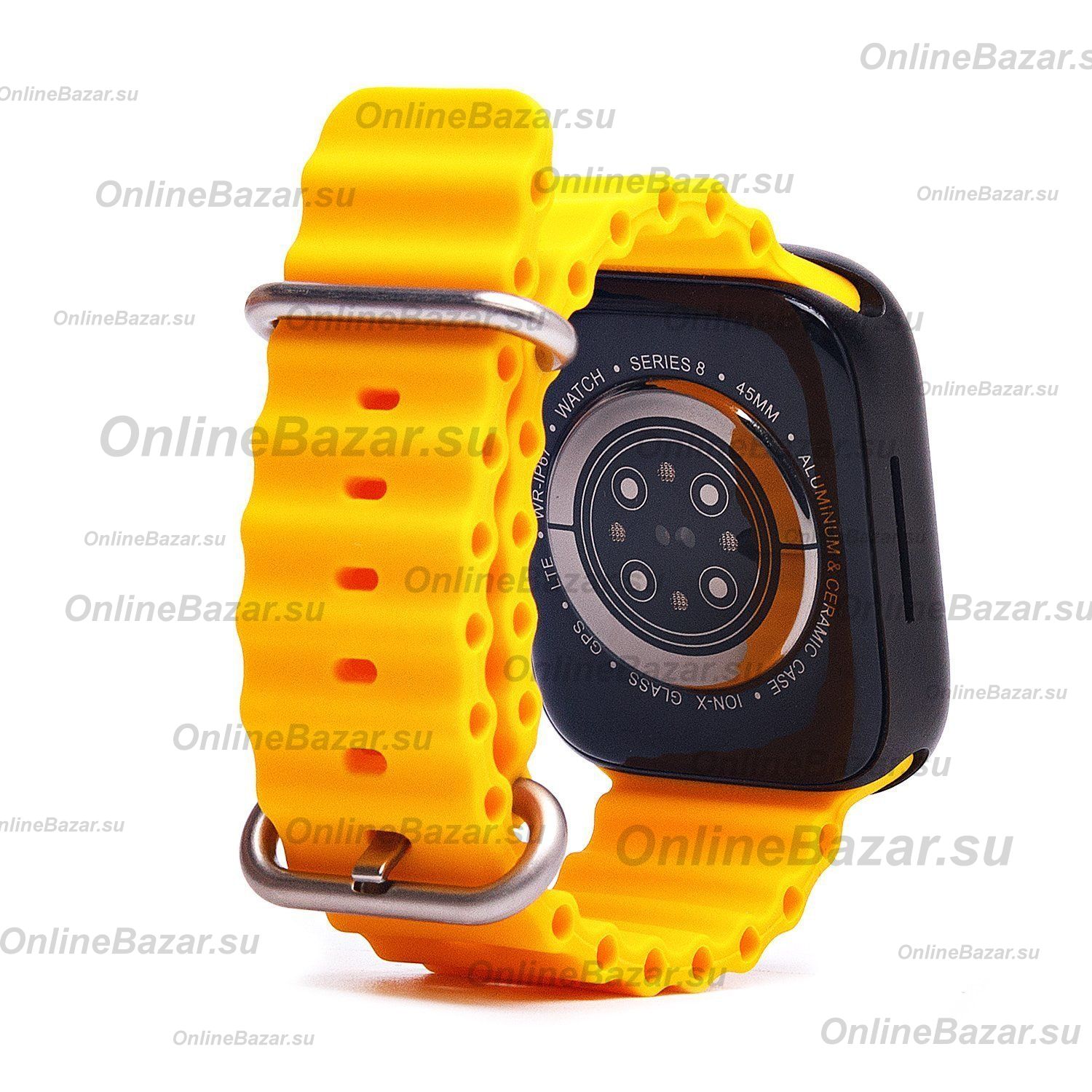 Ремешки для Apple Watch Series 1 (38 mm) Ocean Band силиконовый <желтый> ― OnlineBazar.su