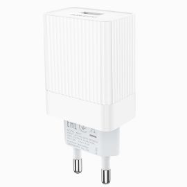 Сетевое зарядное устройство USB Borofone BA47A (3А/QC3.0) <белый>
