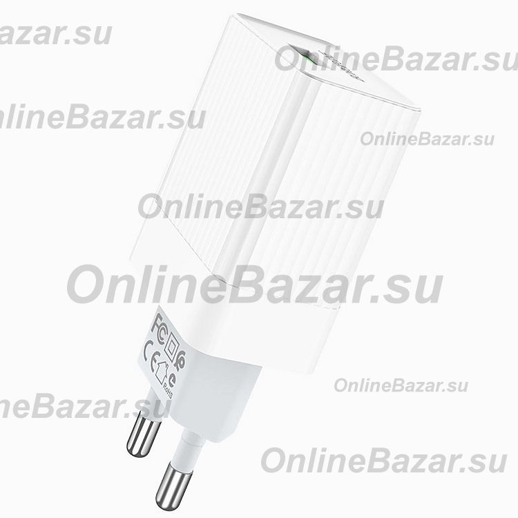 Сетевое зарядное устройство USB Borofone BA47A (3А/QC3.0) <белый> ― OnlineBazar.su