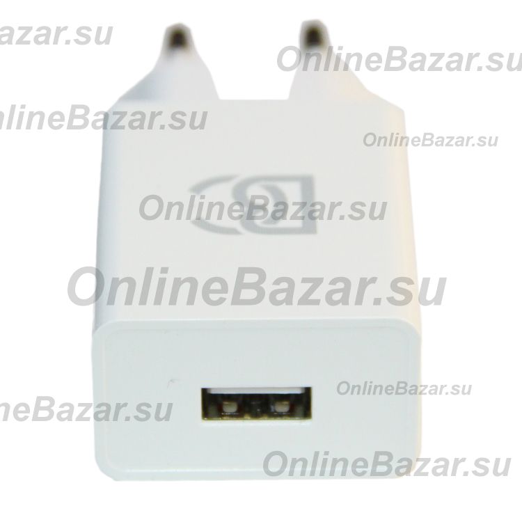 Сетевое зарядное устройство USB BC C43 (2.1A) <белый> ― OnlineBazar.su