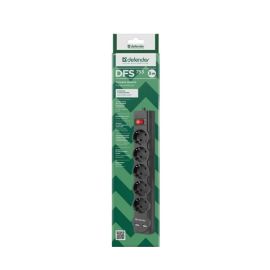 Сетевой фильтр Defender DFS 753 (5 розеток/2 порта USB/3м.) <черный>