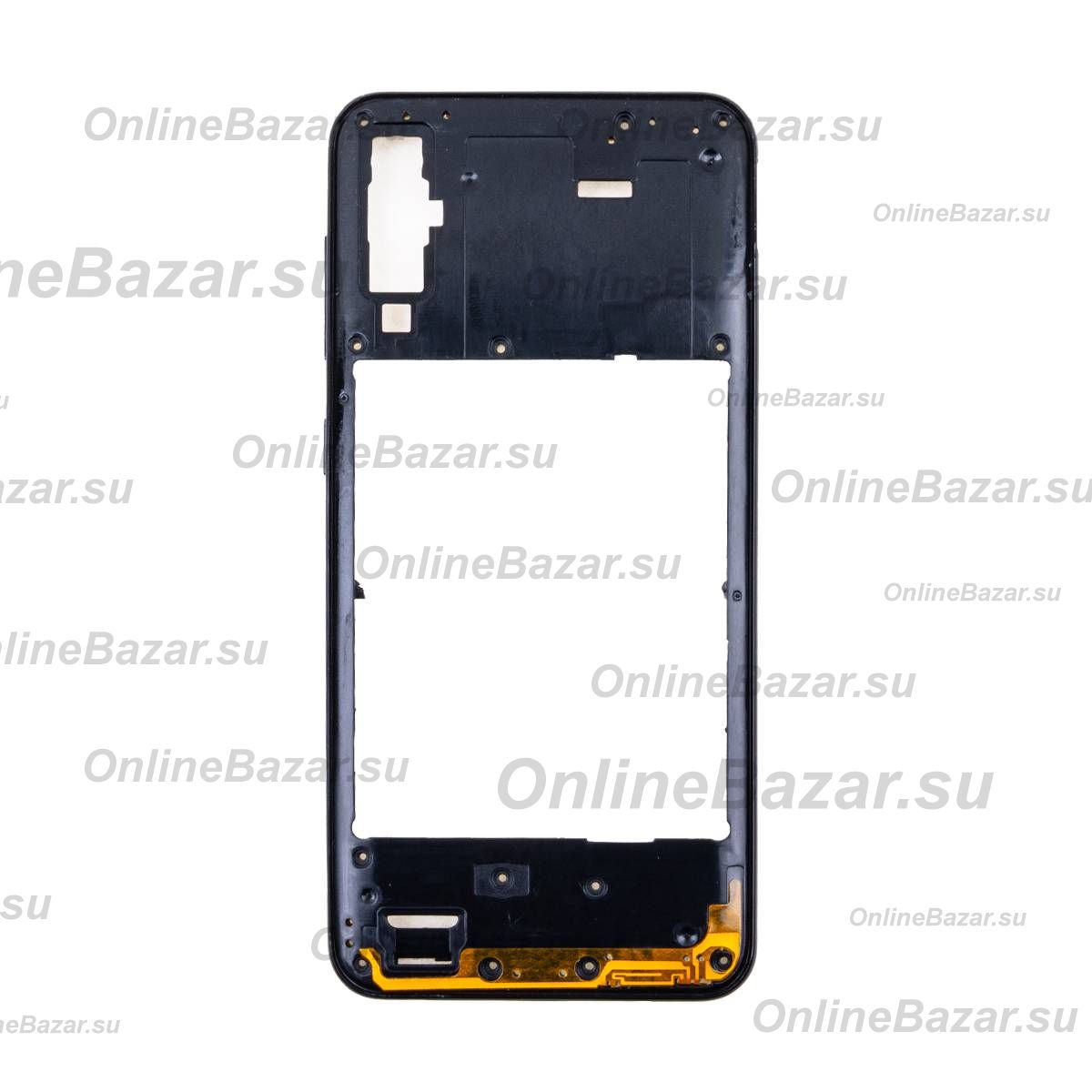 Средняя часть корпуса для Samsung SM-A505F (Galaxy A50) <черный> ― OnlineBazar.su