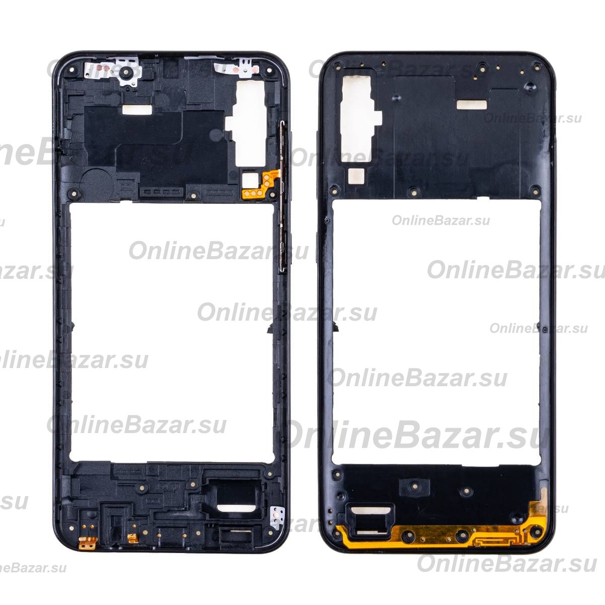 Средняя часть корпуса для Samsung SM-A505F (Galaxy A50) <черный> ― OnlineBazar.su