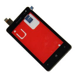 Тачскрин для Microsoft 532 Lumia Dual Sim в сборе <черный> (оригинал)