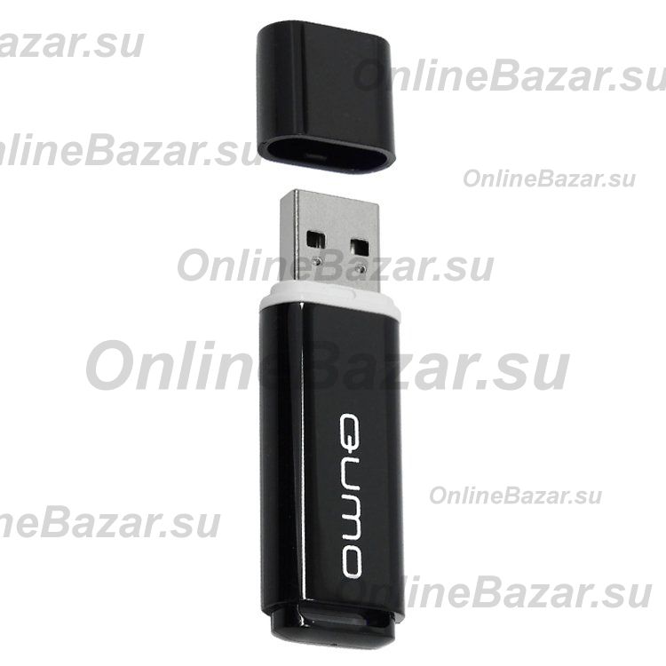 Карта памяти USB 16 Gb Qumo Optiva OFD-02 <черный> ― OnlineBazar.su