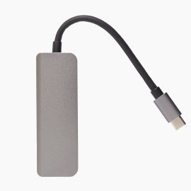 USB HUB для порта USB-C BYL-2011N (2 USB/HDMI) <серый>