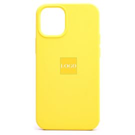 Чехол для Apple iPhone 12 mini силиконовый Soft Touch <желтый> (премиум)
