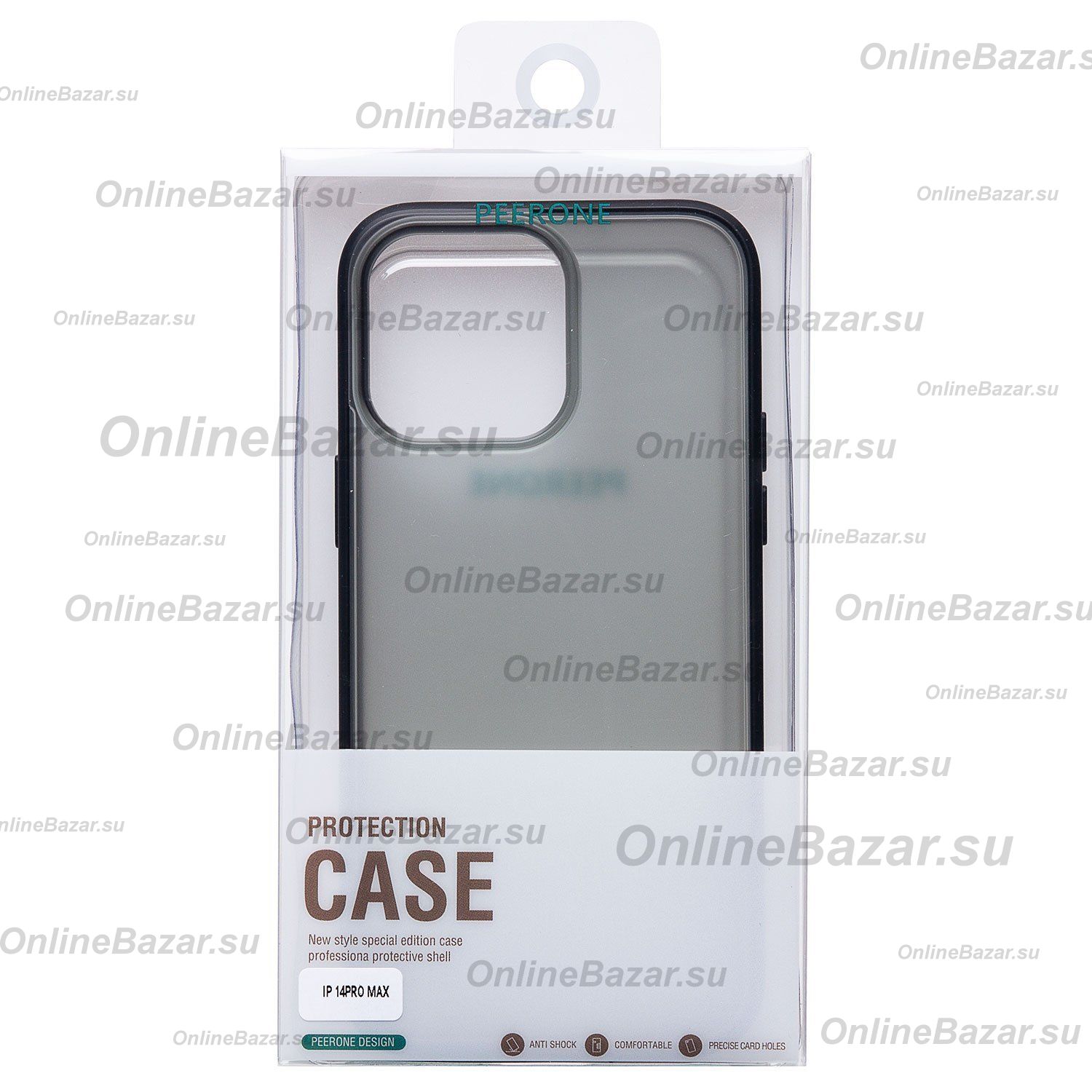 Чехол для Apple iPhone 14 Pro Max Waston пластиковый <черный> ― OnlineBazar.su