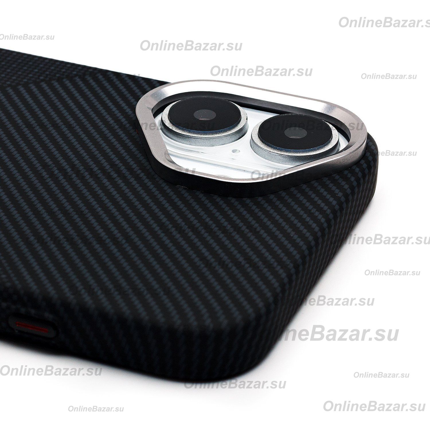 Чехол для Apple iPhone 16 Plus пластиковый Luxo Carbon (рис. 122) ― OnlineBazar.su
