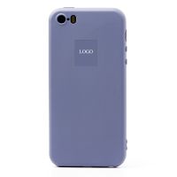 Чехол для Apple iPhone 5s силиконовый Soft Touch 2 <серый> (премиум) ― OnlineBazar.su