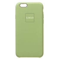 Чехол для Apple iPhone 6 силиконовый Soft Touch <светло-зеленый> (премиум) ― OnlineBazar.su