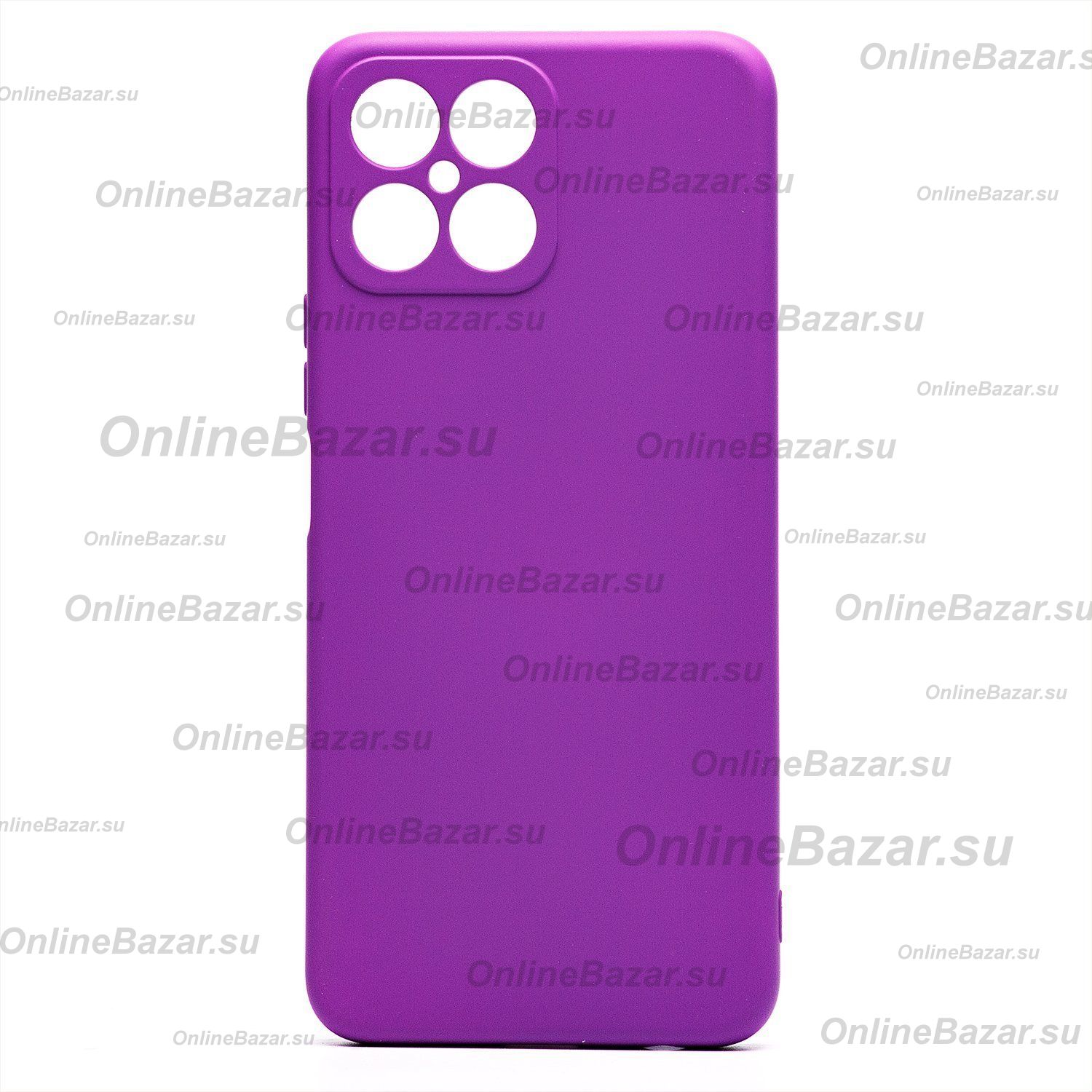 Чехол для Honor X8 (TFY-LX1) силиконовый Soft Touch 4 <фиолетовый> ― OnlineBazar.su
