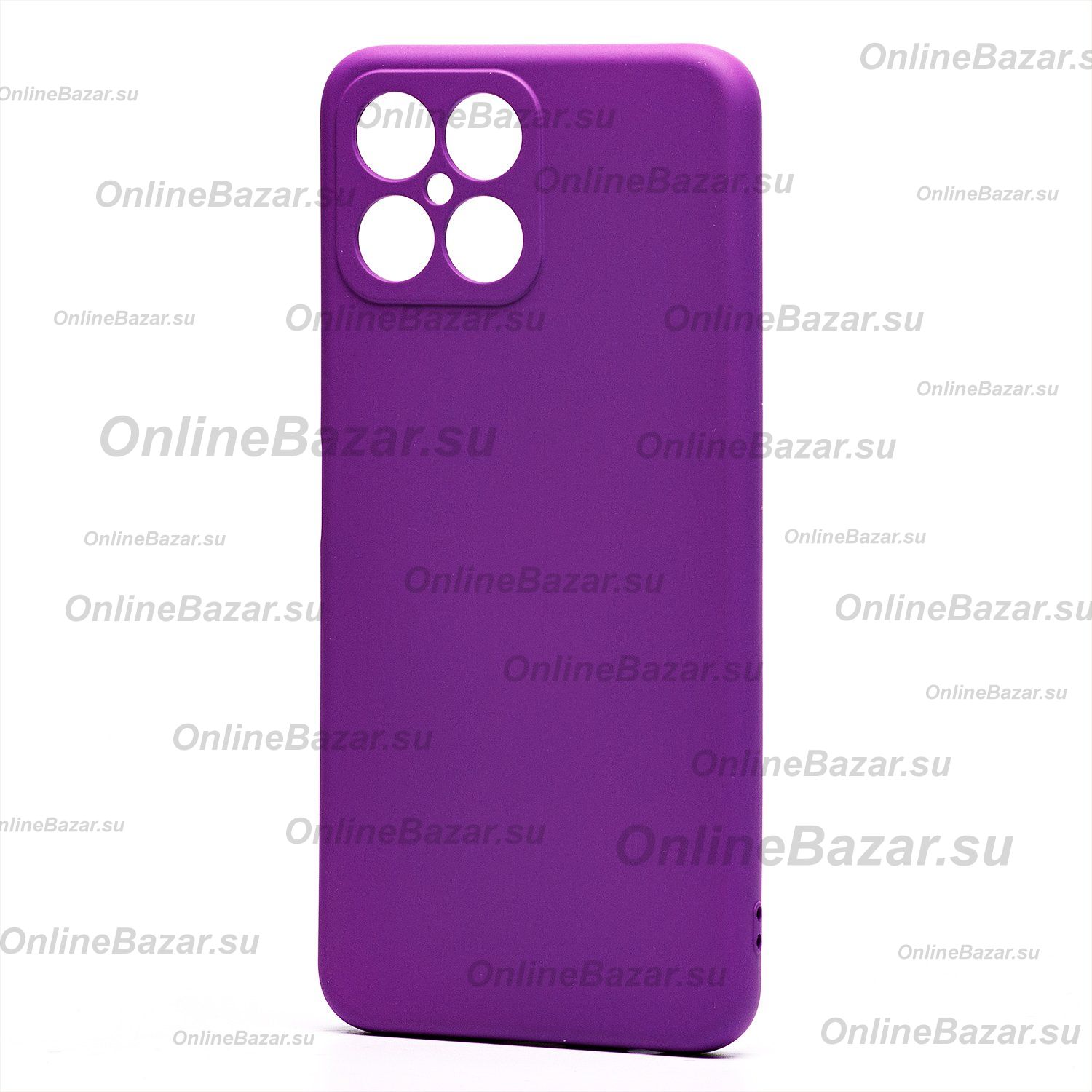 Чехол для Honor X8 (TFY-LX1) силиконовый Soft Touch 4 <фиолетовый> ― OnlineBazar.su