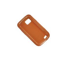 Чехол для Samsung S5600v (Blade) силиконовый матовый <оранжевый>