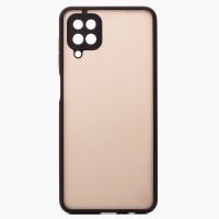 Чехол для Samsung SM-A125F (Galaxy A12) пластиковый с окантовкой <черный> ― OnlineBazar.su