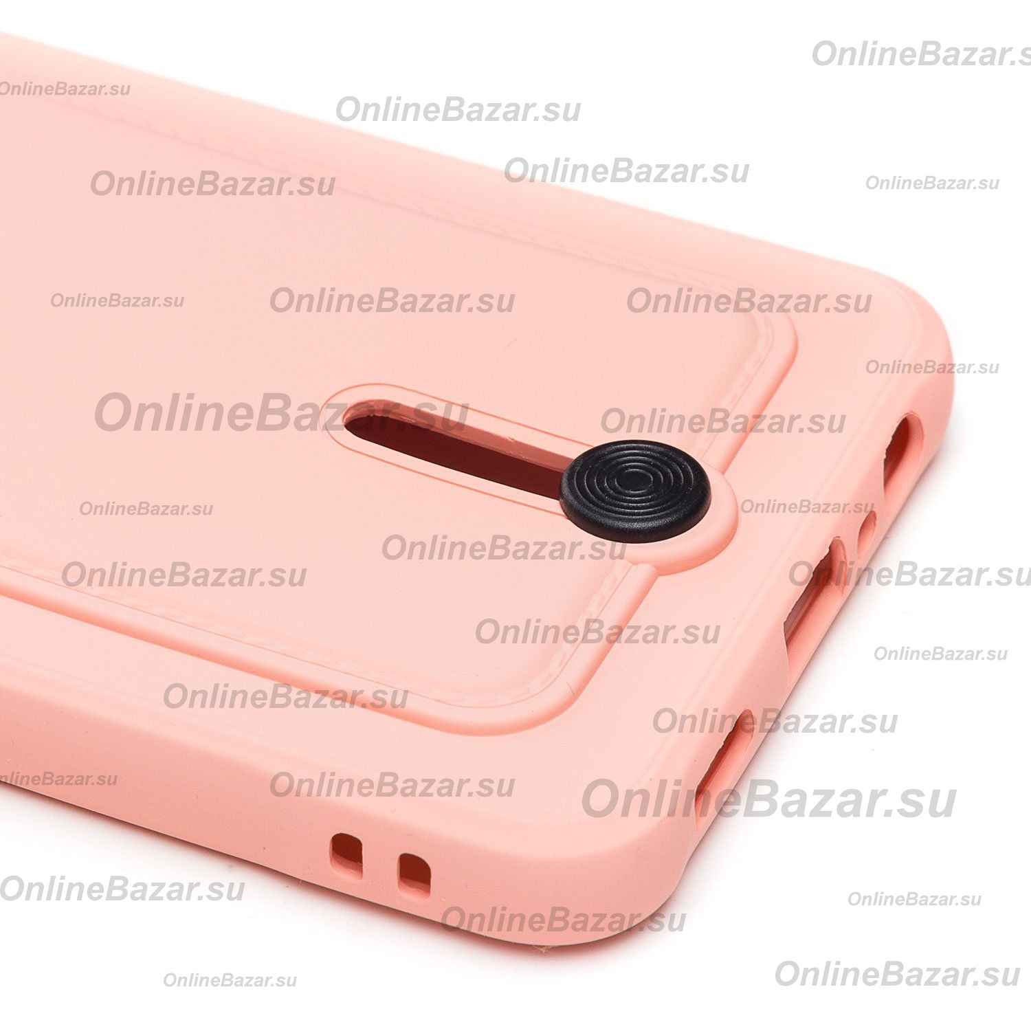 Чехол для Samsung SM-A135F (Galaxy A13) силиконовый с картхолдером №4 <светло-розовый> ― OnlineBazar.su