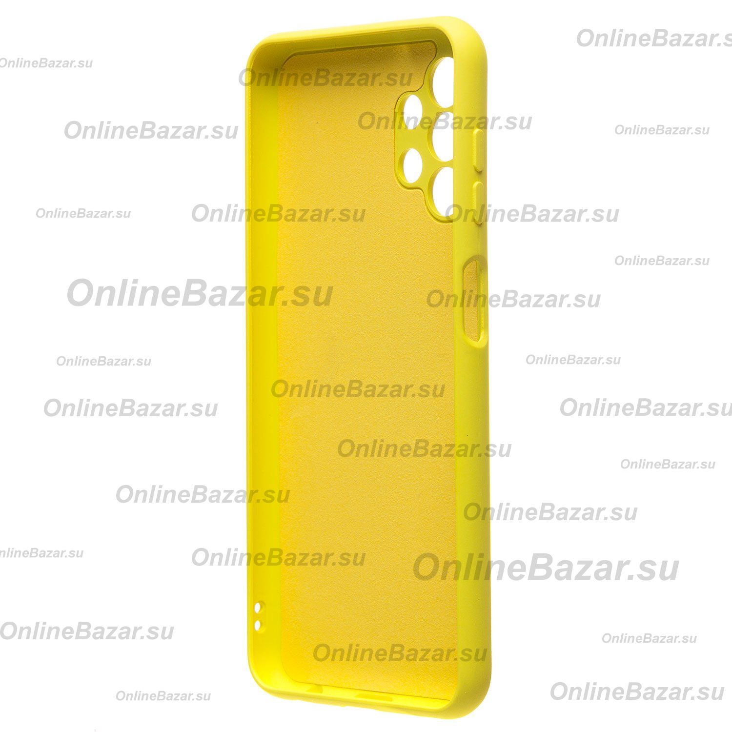Чехол для Samsung SM-A135F (Galaxy A13) силиконовый Soft Touch 4 <желтый> ― OnlineBazar.su