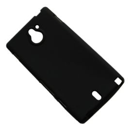 Чехол для Sony MT27 (Xperia Sola) силиконовый матовый <черный>