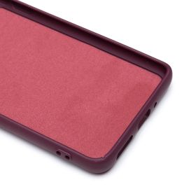 Чехол для Xiaomi 12 силиконовый Soft Touch 4 <бордовый>