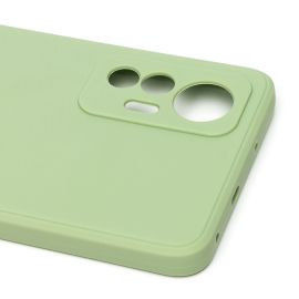Чехол для Xiaomi 12 Lite силиконовый Soft Touch 2 <светло-зеленый>