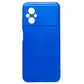 Чехол для Xiaomi Poco M5 силиконовый Soft Touch 4 <темно-синий>