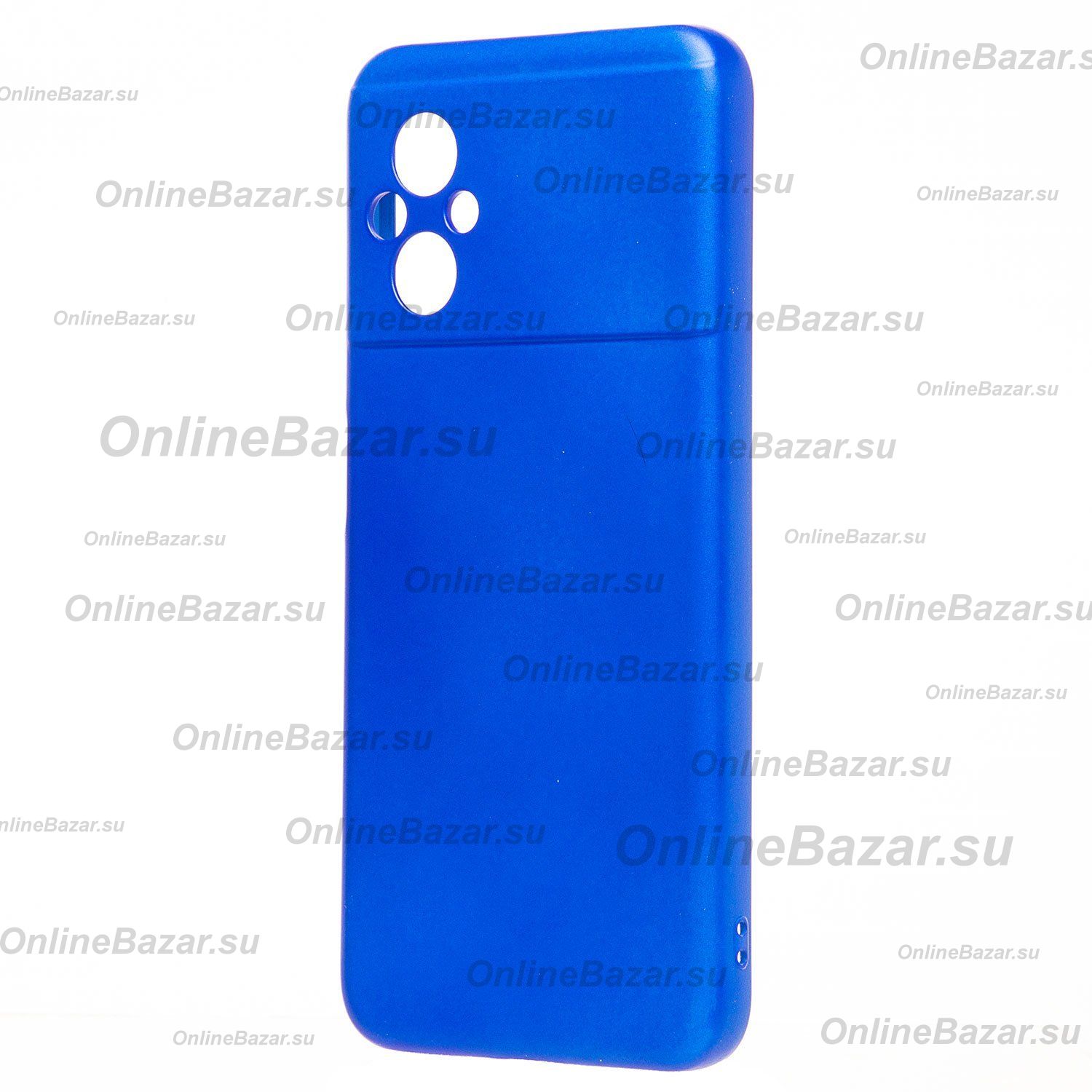 Чехол для Xiaomi Poco M5 силиконовый Soft Touch 4 <темно-синий> ― OnlineBazar.su
