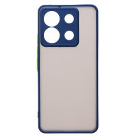 Чехол для Xiaomi 23122PCD1G пластиковый с окантовкой <темно-синий> ― OnlineBazar.su