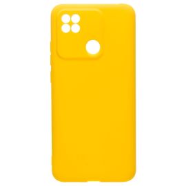 Чехол для Xiaomi Redmi 10A силиконовый матовый №5 <желтый>