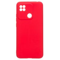 Чехол для Xiaomi Redmi 10A силиконовый матовый №5 <красный> ― OnlineBazar.su