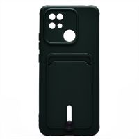 Чехол для Xiaomi 220333QNY силиконовый с картхолдером №4 <темно-зеленый> ― OnlineBazar.su