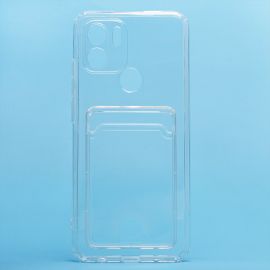Чехол для Xiaomi 220733SG силиконовый с картхолдером №2 <прозрачный>
