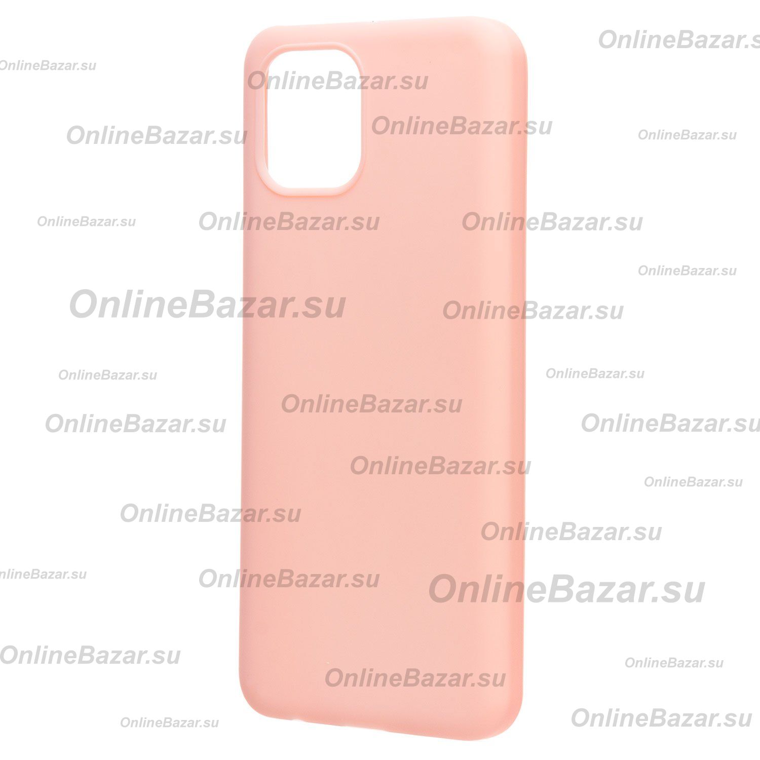 Чехол для Redmi A1 силиконовый матовый №5 <розовое золото> ― OnlineBazar.su