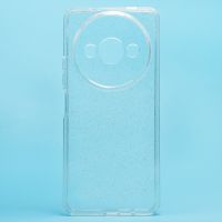 Чехол для Xiaomi Poco C61 силиконовый с блестками <прозрачный> ― OnlineBazar.su