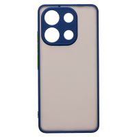 Чехол для Xiaomi Redmi Note 13 пластиковый с окантовкой <темно-синий> ― OnlineBazar.su