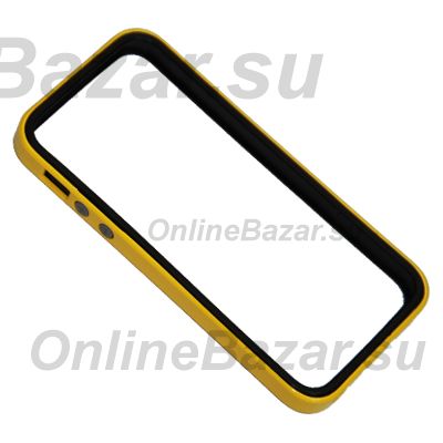Чехол для Apple iPhone 5s бампер пластиковый SGP <желто-черный> ― OnlineBazar.su