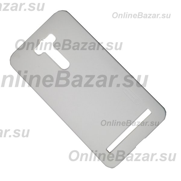 Чехол для Asus Z011D задняя крышка пластик ребристый Nillkin <белый> ― OnlineBazar.su